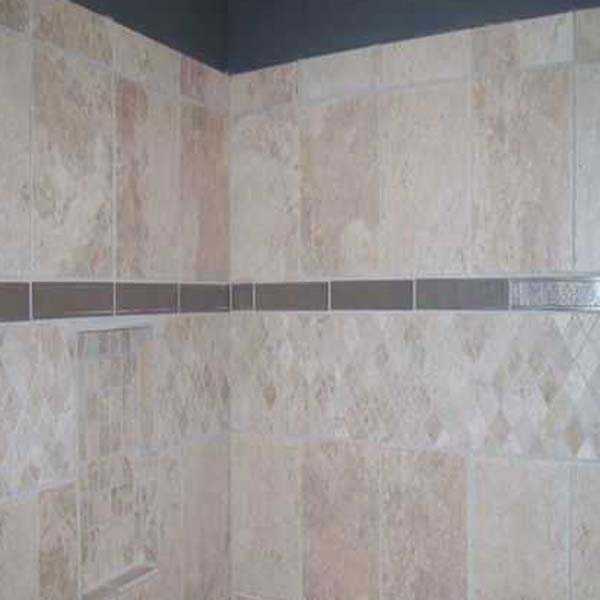 Tile shower enclosure in Canton GA